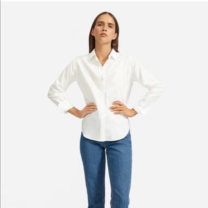 Everlane cream cotton button down